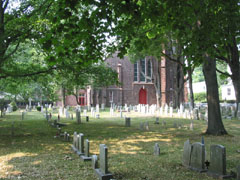 Church and cemetary, to late 1700's