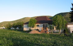 Max's house and some of his land
