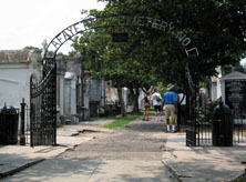 Lafayette Cemetery gates