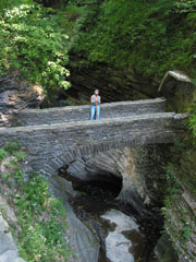 Watkins Glen foot bridge
