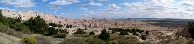 Badlands panorama